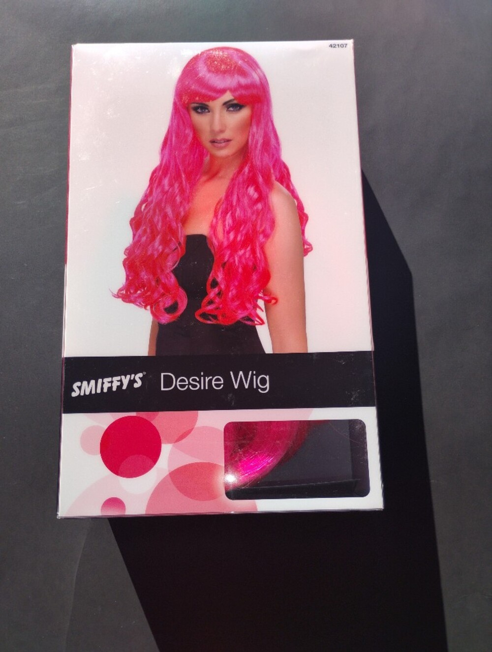 Desire Wig - Hot Pink Long Wavy Style